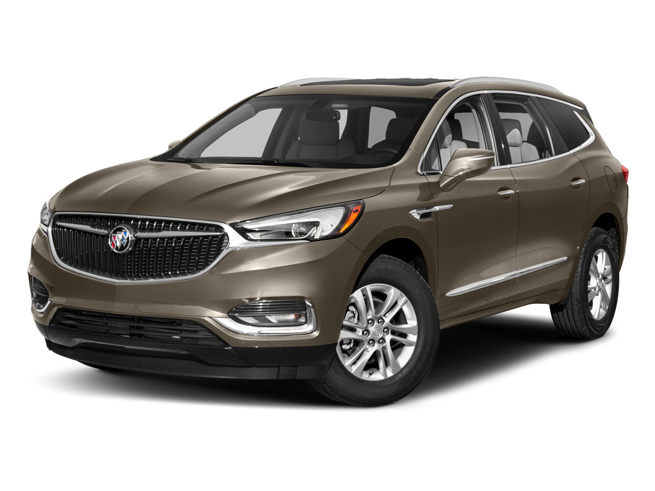 2018 Buick Enclave Essence in Includes Spectra Gray Lower Exterior Accent Color. — front three-quarter view