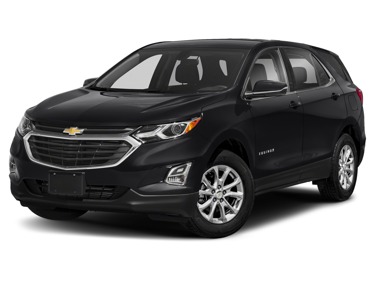 2019 Chevrolet Equinox LT in Pepperdust Metallic — front three-quarter view