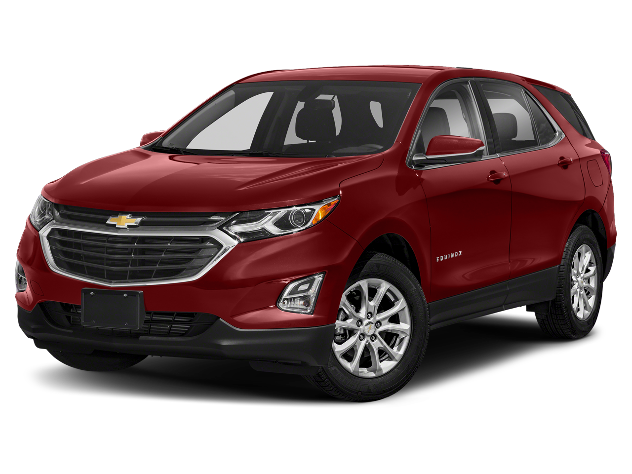 2020 Chevrolet Equinox LT in Summit White — front three-quarter view
