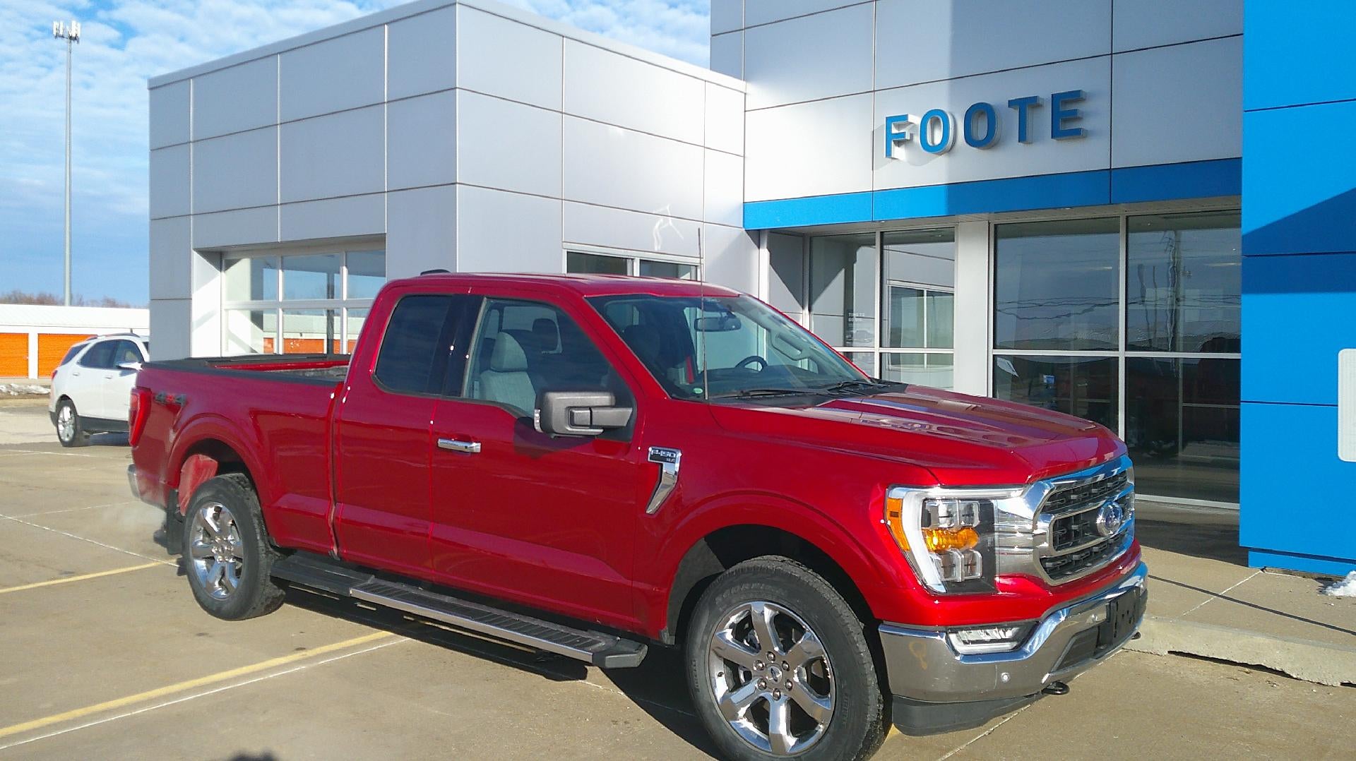 2022 Ford F-150 XL in Red — front three-quarter view