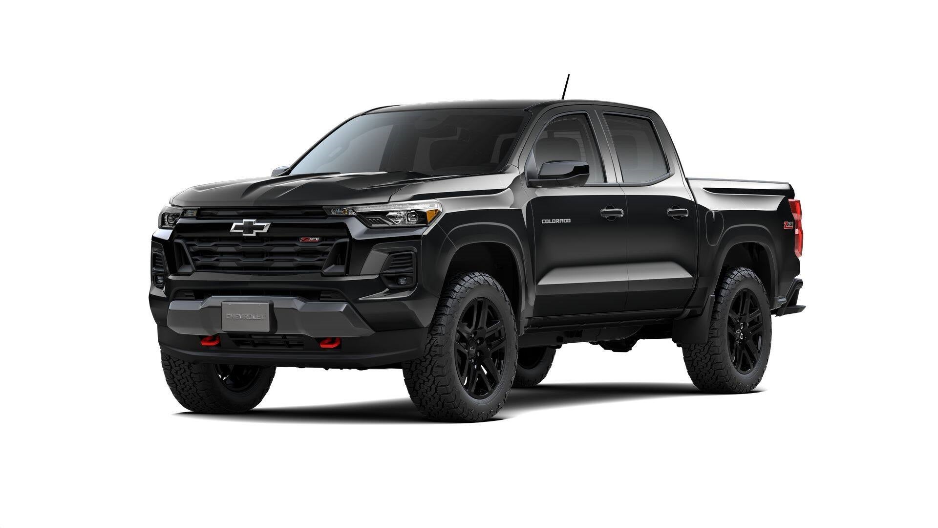 2025 Chevrolet Colorado Base in Black — front three-quarter view
