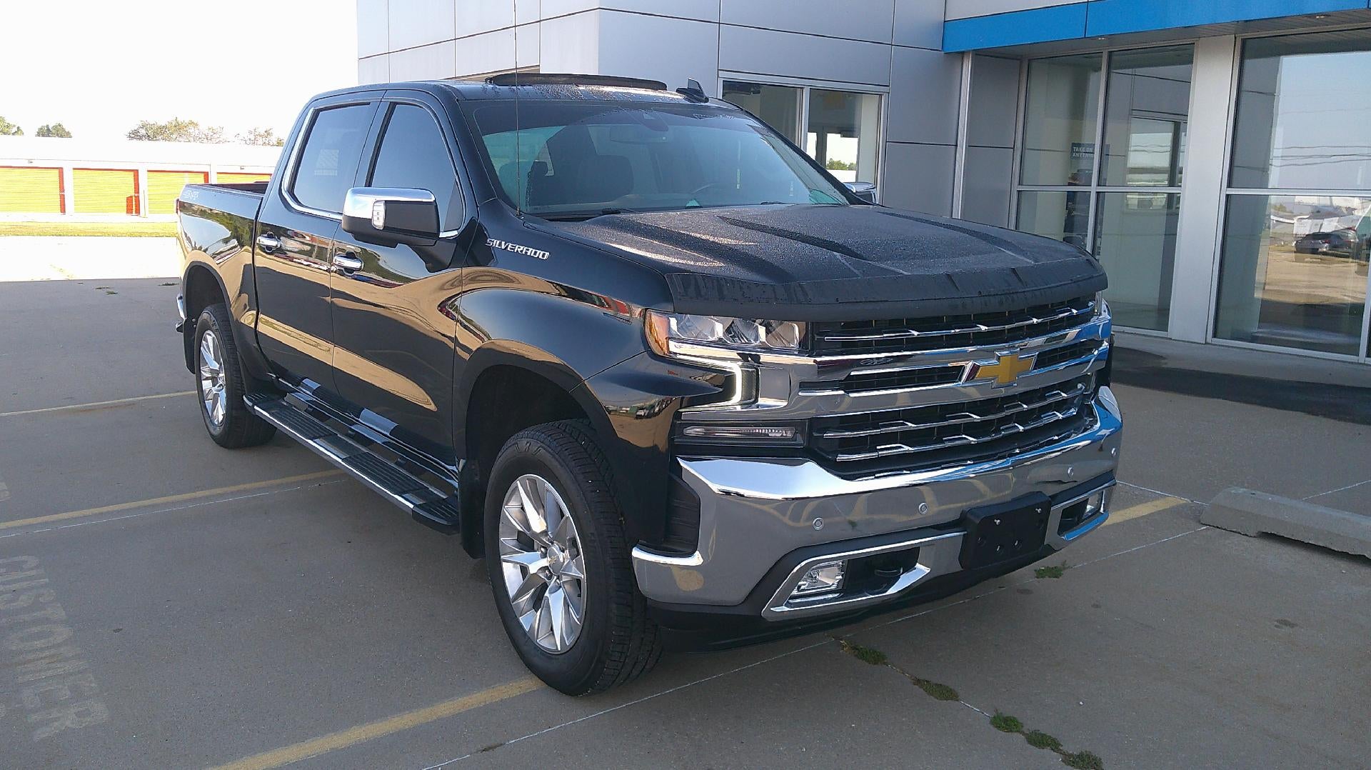 2022 Chevrolet Silverado 1500 LTD LTZ in Black — front three-quarter view